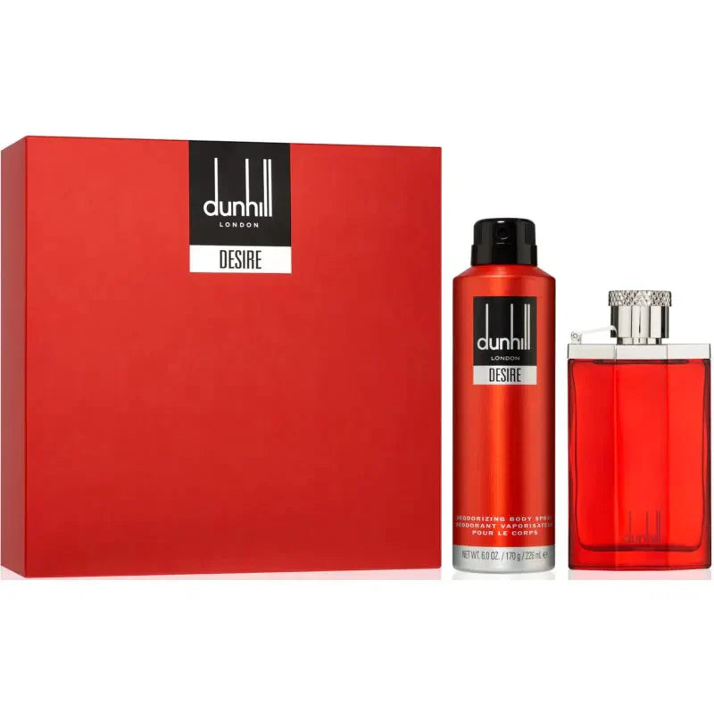 DUNHILL DESIRE RED FOR MEN EDT 2 PC GIFT SET