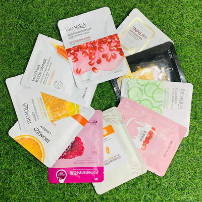 Pack of 10 Moisturizing Face Mask Sheet | Deep Buyers