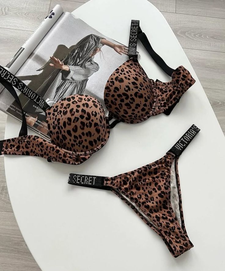 Cheetah Print Bra